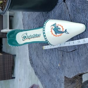 Great condition Miami dolphin decor/ wine holder